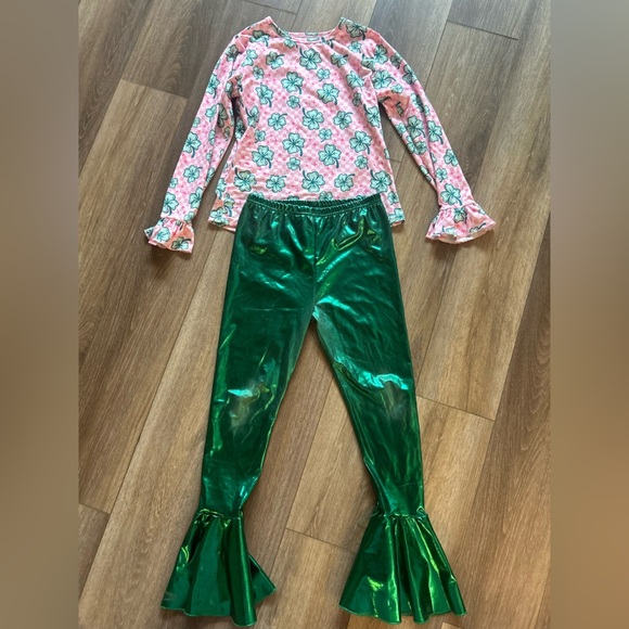 Girls St Pattys Day Matching Set Size 14T - Picture 1 of 3